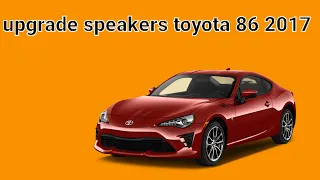 upgrade speakers and installation of Amplifier | Toyota 86 2017 #toyota #تويوتا