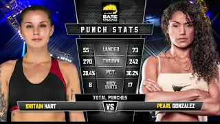 BARE KNUCKLE FIGHTING : BRITAIN HART VS PEARL GONZALEZ