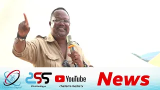 TUNDU LISSU ASHUSHA NONDO JUU YA MUUNGANO HUKU AKIWAULIZA WAKAZI WA MPWAPWA KANA NI NCHI MOJA AU