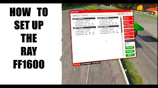 iRacing  How to Set Up The Ray FF1600