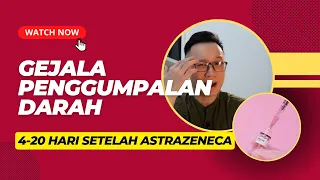 APA GEJALA PENGGUMPALAN DARAH SETELAH ASTRAZENECA?