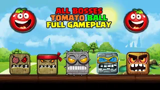 RED BALL 4 - ALL LEVELS ALL VOLUMES ALL BOSSES "BOUNCE BALL FRIENDS" TOMATO BALL GAMEPLAY