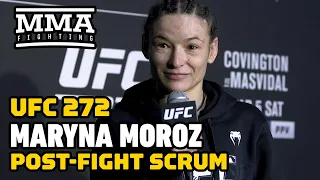 Emotional Maryna Moroz Sends Message To ‘Beautiful’ Ukraine: ‘Stay Strong’ | UFC 272