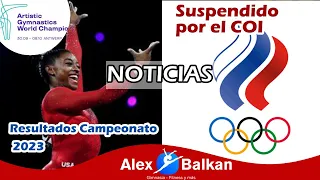 Resultados del Campeonato mundial y la suspensión del ROC