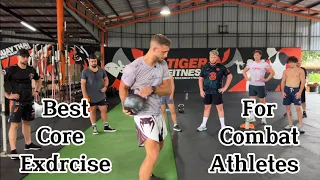 Best core exercise for combat athletes | Kettlebell Slingshot | Tiger Muay Thai | MMA workout