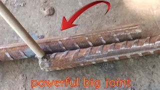 Steel run bar, two powerful joint welding tricksthat few people know about!