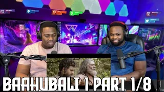 Baahubali 1 PART 1/8 - The Beginning (Telugu | HD with English Subtitles)|Brothers Reaction!!!!