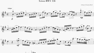 Arioso BWV 156 Violin/Flute/Oboe Accompaniment