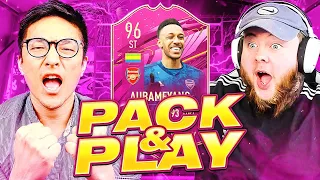 THEY DON'T GET FASTER!! 87x10 +83x25 Packs FIFA 21 Pack & Play Futties Aubameyang w/ @KIRBZ63