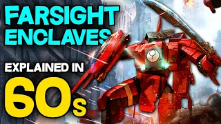 FARSIGHT ENCLAVES and THE EIGHT explained in 60 Seconds - Warhammer 40k Lore