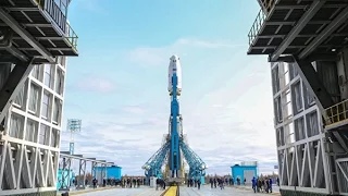 Запуск ракеты с космодрома Восточный -The launch from the cosmodrome East