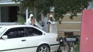 Police search suspected meth lab