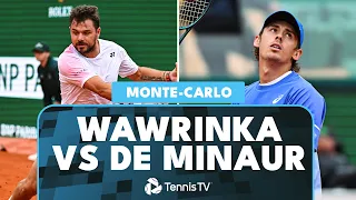 Alex De Minaur vs Stan Wawrinka! | Monte-Carlo 2024 Highlights
