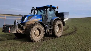 ☆Nawozy 2023 z Nowym Nabytkiem☆New Holland T7.165S+ Bogballe M2☆