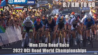 Last 8.7 KM Men Elite Road Race | 2022 UCI Road World Championships - Wollongong - AUSTRALIA