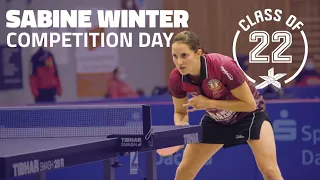 Competition day with Sabine Winter (#TableTennis) - #ClassOf22