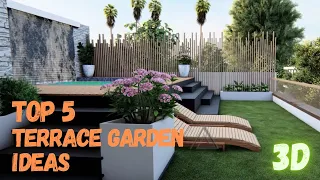 Top 5 Terrace Design Ideas 2022  | Rooftop Designs | Modern House |Archbytes | Terrace gardening