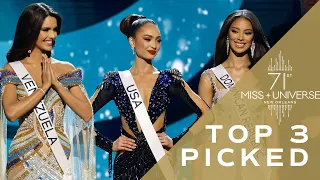 71st MISS UNIVERSE - Top 3 PICKED! | Miss Universe