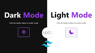 Dark Mode Feature in under 10 minutes | NextJS & TailwindCSS