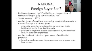 What’s Going On With The Foreign Buyers? 2022 2023