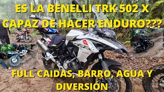 ES la BENELLI TRK 502 X CAPAZ de HACER ENDURO?? CAIDAS, BARRO Y DIVERSIÓN | AVENTURAS DE UN MOTERO