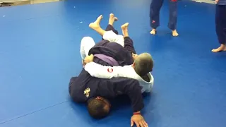 Half Guard Octopus sweep and back take