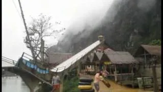 Water Slide - Tubing in Vang Vieng