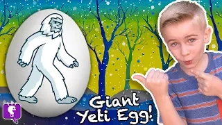 Giant YETI SURPRISE Eggs with HobbyKidsTV