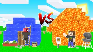 LAV EV VS SU EV! 🏠 - Minecraft