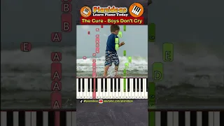 The Cure - Boys Don't Cry » EASY PIANO TUTORIAL