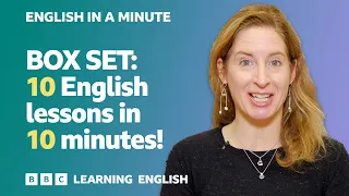 BOX SET: English In A Minute 9 – TEN English lessons in 10 minutes!