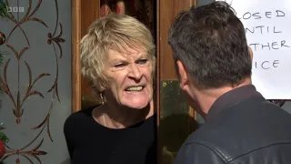 Eastenders Ricky Butcher and Shirley Carter Argue (27th December 2022)