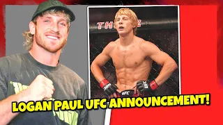 Logan Paul REVEALS UFC Announcement!