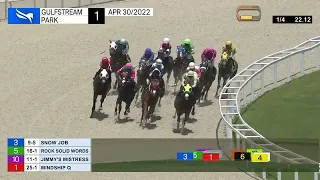 Gulfstream Park Carrera 1 - 30 de Abril 2022