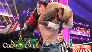 Solo Sikoa evades an Attitude Adjustment: WWE Crown Jewel 2023 highlights