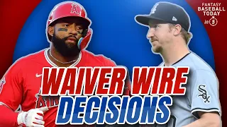 Waiver Wire DECISIONS! Add Joey Loperfido or Jo Adell? Add Erick Fedde? | Fantasy Baseball Advice