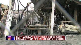 Buff Whelan Chevrolet copes with damage from fire