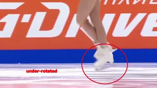 Alexandra Trusova Quads Analysis    Russian National 2022