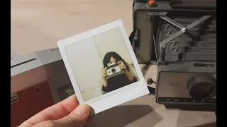 Using Instax Square film on Polaroid Land cameras (Instax Square camera required)