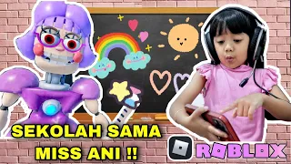 SAMANTHA MAIN ROBLOX ESCAPE MISS ANI ❗ KABUR DARI SEKOLAH YANG ISI NYA ROBOT JAHAT 😱