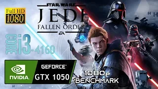 STAR WARS JEDI FALLEN ORDER GTX 1050 / i3 4160 Gameplay Test