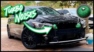 BEST & LOUDEST INTAKES?! - Q50 3.0t Custom 2.5" Cold Air Intakes - Install & Review