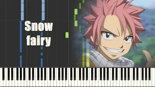 Fairy Tail Opening 1 - Snow fairy (Piano Synthesia)