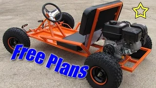 Go Kart Build Free Plans (PDF Download)