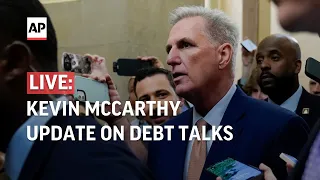 LIVE | Kevin McCarthy provides update on debt ceiling talks