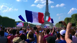 La Marseillaise au Champ de Mars - Coupe du Monde 2018