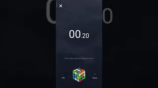 50 second solve giiker cube