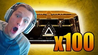 OPENING 100 ADVANCED SUPPLY DROPS - EPIC REACTIONS!