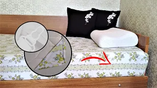 Do-it-yourself non-slip sheet without elastic for any mattress.