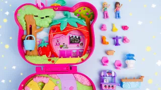 7 Minutes Satisfying Unboxing Cute Pink Ice Cream Store Cash Register Polly Pocket ASMR | Toy Review